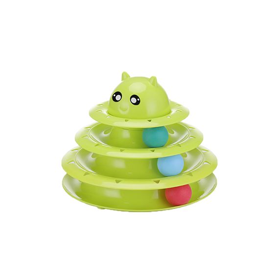 Bear Leaking Swing Food Toy Balance Car Pet Toy Pink